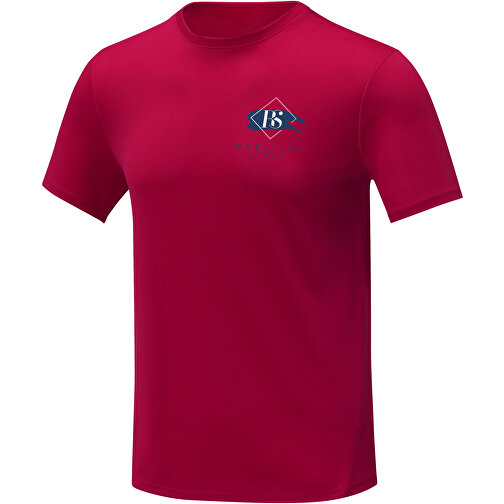 Kratos Cool Fit T-Shirt Für Herren , rot, Mesh mit Cool Fit Finish 100% Polyester, 105 g/m2, 4XL, , Bild 2