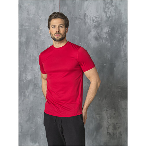 Kratos Cool Fit T-Shirt Für Herren , rot, Mesh mit Cool Fit Finish 100% Polyester, 105 g/m2, 4XL, , Bild 6