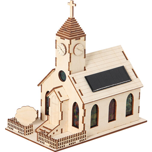 Solar Wooden Church Kit, Billede 1