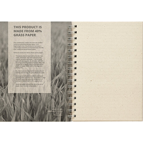 Grass Book , beige, Papier, 21,00cm x 1,50cm x 15,00cm (Länge x Höhe x Breite), Bild 5