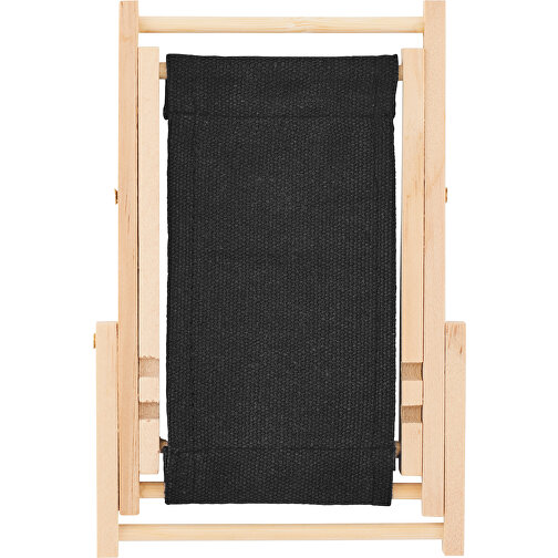 Sillita , schwarz, Holz/Baumwolle, 16,50cm x 1,00cm x 11,00cm (Länge x Höhe x Breite), Bild 3