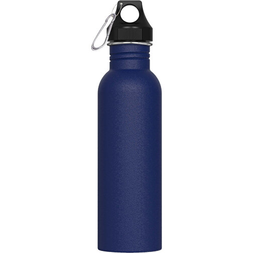 Wasserflasche Lennox 750ml , dunkelblau, Edelstahl & PP, 24,40cm (Höhe), Bild 1
