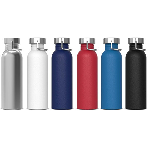 Wasserflasche Skyler 750ml , dunkelblau, Edelstahl & PP, 23,60cm (Höhe), Bild 3