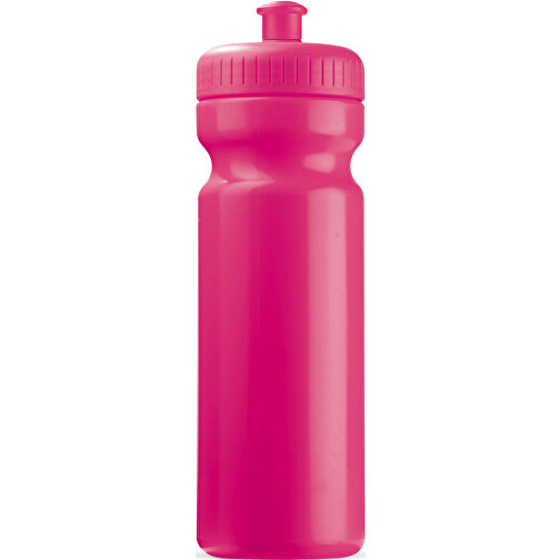 Sportflasche Classic 750ml , rosa, LDPE & PP, 24,80cm (Höhe), Bild 1