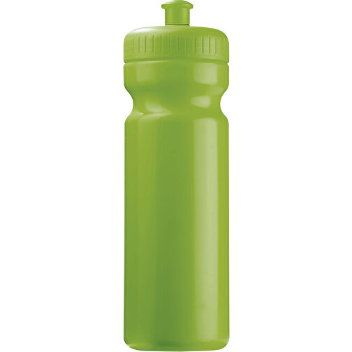 Sportflasche Classic 750ml , hellgrün, LDPE & PP, 24,80cm (Höhe), Bild 1