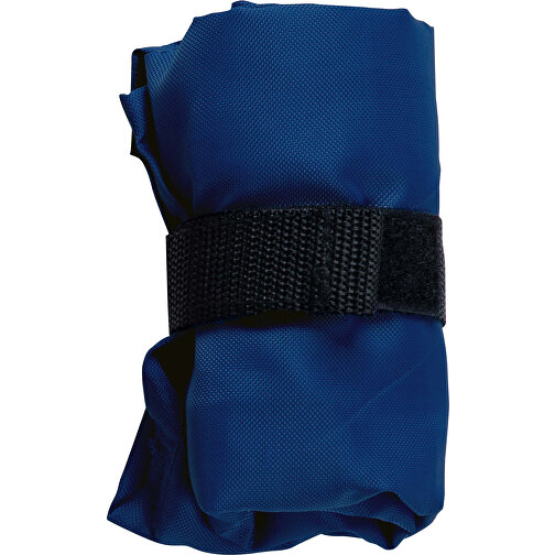 Faltbare Einkaufstasche , blau, PolJater, 38,00cm x 32,00cm x 21,00cm (Länge x Höhe x Breite), Bild 2