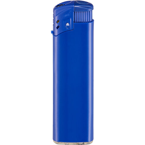 TOM® EB-54 Turbo 03 Elektronik-Feuerzeug , Tom, blau, AS/ABS, 2,60cm x 8,20cm x 1,30cm (Länge x Höhe x Breite), Bild 1
