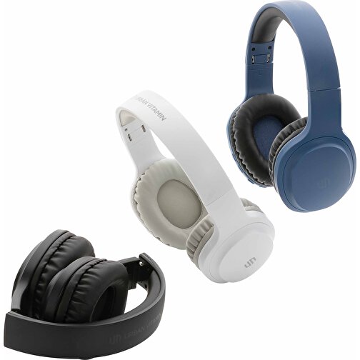 Urban Vitamin Belmont Wireless Kopfhörer, Weiß , weiß, ABS, 16,40cm x 18,80cm (Länge x Höhe), Bild 8