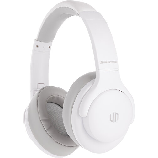 Urban Vitamin Fresno Wireless Kopfhörer, Weiß , weiß, ABS, 16,50cm x 18,90cm (Länge x Höhe), Bild 1