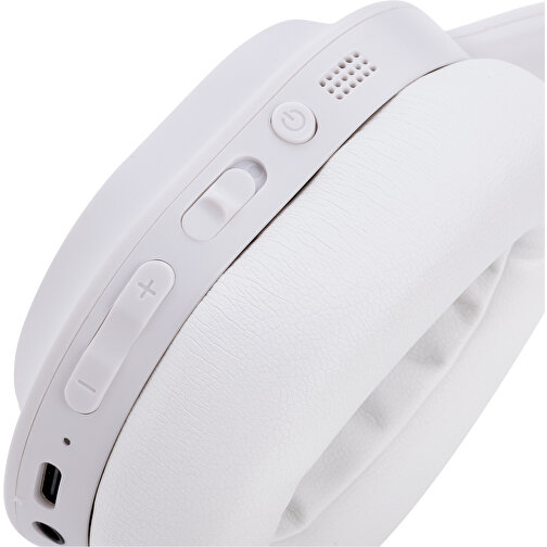 Urban Vitamin Freemond Wireless ANC Kopfhörer, Weiß , weiß, ABS, 17,00cm x 19,10cm (Länge x Höhe), Bild 7