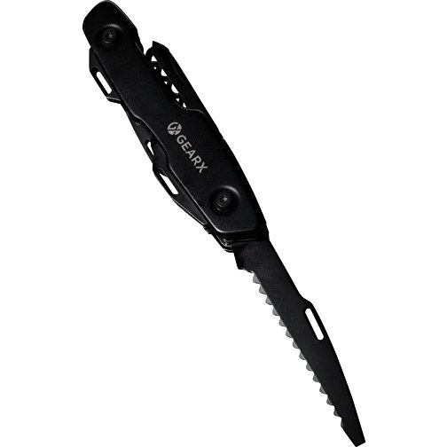 Gear X Multifunktions-Messer , schwarz, Edelstahl, 9,80cm x 1,70cm x 2,60cm (Länge x Höhe x Breite), Bild 10