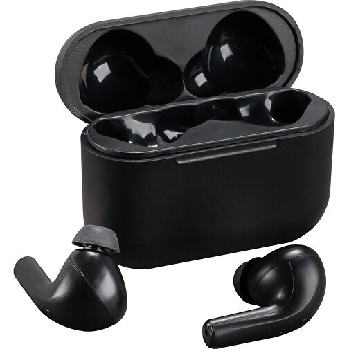TWS Earbuds Sport , schwarz, ABS, 6,20cm x 2,50cm x 4,50cm (Länge x Höhe x Breite), Bild 2