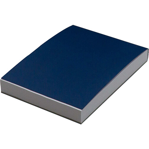 Notizbuch Mit 150 Blatt Recyclingpapier , dunkelblau, PU & Papier, 9,00cm x 12,50cm x 1,40cm (Länge x Höhe x Breite), Bild 2