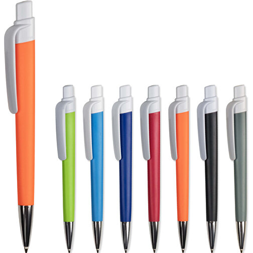 Kugelschreiber Prisma Mit NFC-Tag , blau / weiss, ABS, 14,50cm (Länge), Bild 4