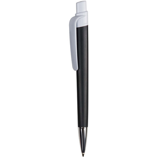 Kugelschreiber Prisma Mit NFC-Tag , schwarz / weiss, ABS, 14,50cm (Länge), Bild 1
