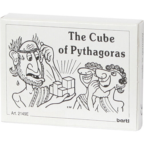 The Cube Of Pythagoras , , 6,50cm x 1,30cm x 5,00cm (Länge x Höhe x Breite), Bild 1