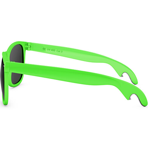 SunShine Cheers Glänzend - UV 400 , Promo Effects, grün, Rahmen aus Polycarbonat und Glass aus AC, 14,50cm x 4,80cm x 15,00cm (Länge x Höhe x Breite), Bild 3