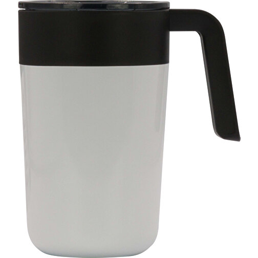 Doppelwandiger Kaffeebecher 400ml , weiß, Stainless steel, PP & AS, 15,80cm (Höhe), Bild 1
