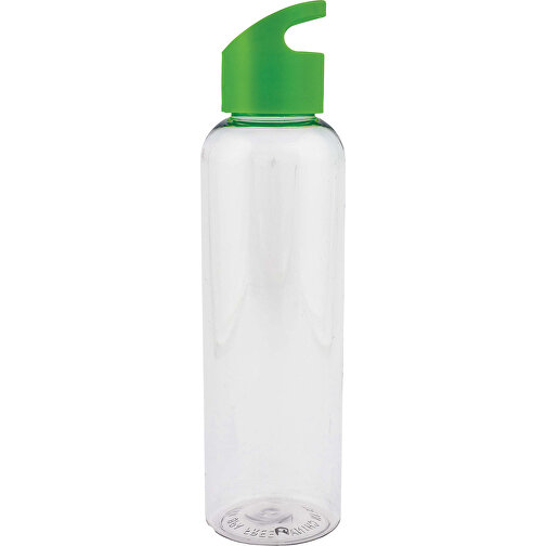 Loop Flasche Transparent R-PET 600ml , transparente hellgrün, R-PET, 25,60cm (Höhe), Bild 1