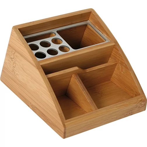 Support de bureau M, bambou/alu, Image 1
