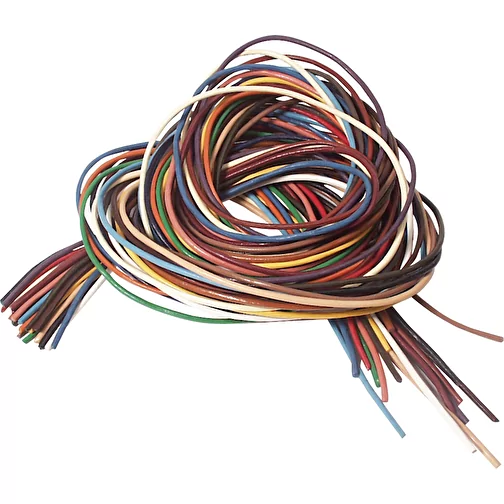 Assortiment de rubans de cuir, multicolores 100 cm (20), Image 1