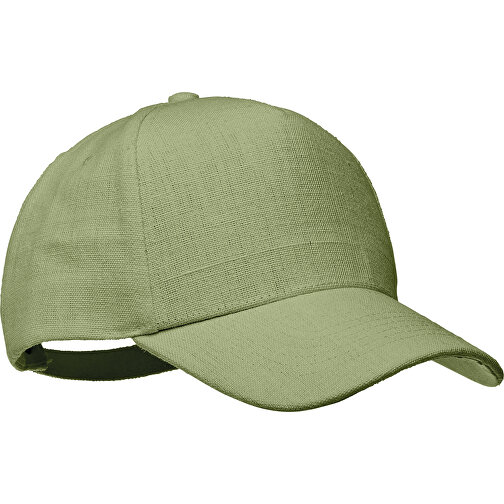 Naima Cap , grün, Hanfgewebe, 21,00cm x 11,00cm x 16,00cm (Länge x Höhe x Breite), Bild 1