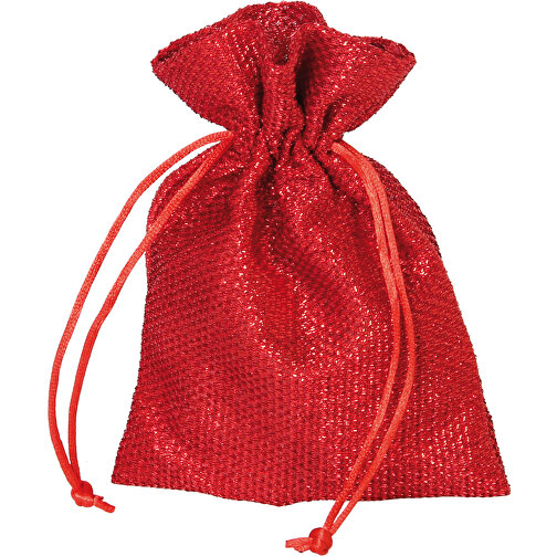 Glitter taske lille (rød, som reklamegaver på | Art.nr.
