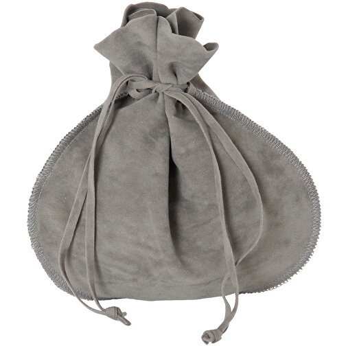 Väska i mocka XL grå, Bild 1