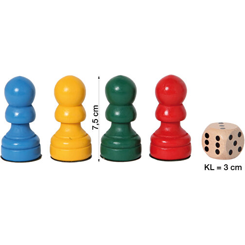 Spielfiguren-Set Ludo , , 32,00cm x 9,00cm x 18,00cm (Länge x Höhe x Breite), Bild 2