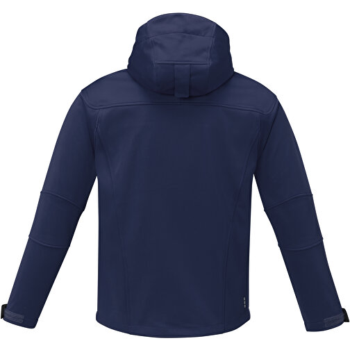 Match Softshelljacke Für Herren , navy, Single jersey Strick 90% Polyester, 10% Elastan, 360 g/m2, Bonding, Microfleece 100% Polyester, XL, , Bild 4