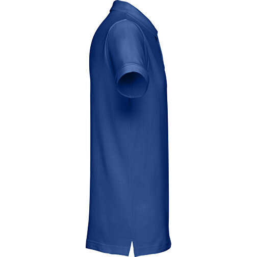 THC DHAKA. Herren Poloshirt , königsblau, 100% Baumwolle, S, 70,00cm x 46,00cm (Länge x Breite), Bild 3