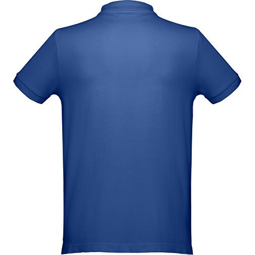 THC DHAKA. Herren Poloshirt , königsblau, 100% Baumwolle, M, 72,00cm x 50,00cm (Länge x Breite), Bild 2