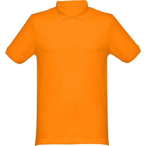 THC MONACO. Herren Poloshirt , orange, 100% Baumwolle, L, 74,00cm x 54,00cm (Länge x Breite), Bild 1