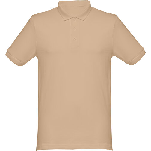 THC MONACO. Herren Poloshirt , hellbraun, 100% Baumwolle, M, 72,00cm x 50,00cm (Länge x Breite), Bild 1
