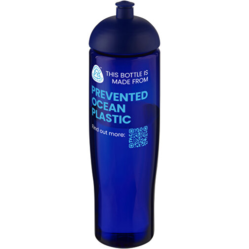 H2O Active® Eco Tempo 700 Ml Sportflasche Mit Stülpdeckel , blau / blau, PCR Kunststoff, PP Kunststoff, 23,90cm (Höhe), Bild 2