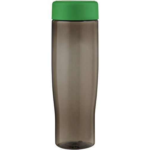 H2O Active® Eco Tempo 700 Ml Wasserflasche Mit Drehdeckel , grün / kohle, PCR Kunststoff, PP Kunststoff, 22,20cm (Höhe), Bild 4