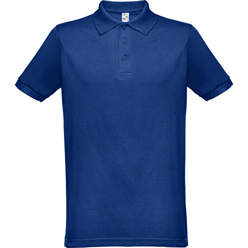 THC BERLIN. Kurzarm-Poloshirt Für Herren , königsblau, Baumwolle und Polyester, L, 74,00cm x 54,00cm (Länge x Breite), Bild 1