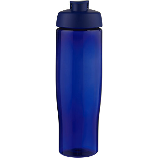 H2O Active® Eco Tempo 700 Ml Sportflasche Mit Klappdeckel , blau / blau, PCR Kunststoff, PP Kunststoff, 23,70cm (Höhe), Bild 3