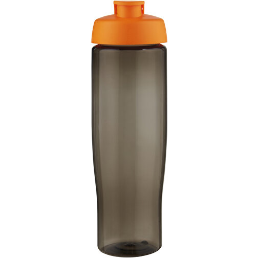 H2O Active® Eco Tempo 700 Ml Sportflasche Mit Klappdeckel , orange / kohle, PCR Kunststoff, PP Kunststoff, 23,70cm (Höhe), Bild 3