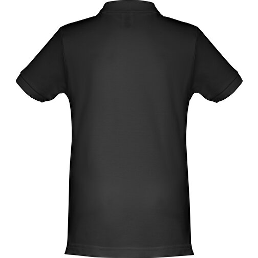 THC ADAM KIDS. Kurzärmeliges Baumwoll-Poloshirt Für Kinder (unisex) , schwarz, 100% Baumwolle, 2, 45,00cm x 31,00cm (Länge x Breite), Bild 2