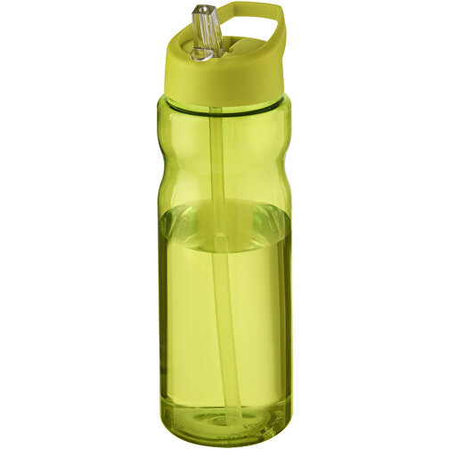 H2O Active® Base 650 Ml Sportflasche Mit Ausgussdeckel , limone, PET Kunststoff, 72% PP Kunststoff, 17% SAN Kunststoff, 11% PE Kunststoff, 21,80cm (Höhe), Bild 1