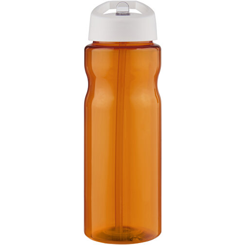 H2O Active® Base 650 Ml Sportflasche Mit Ausgussdeckel , orange / weiß, PET Kunststoff, 72% PP Kunststoff, 17% SAN Kunststoff, 11% PE Kunststoff, 21,80cm (Höhe), Bild 3