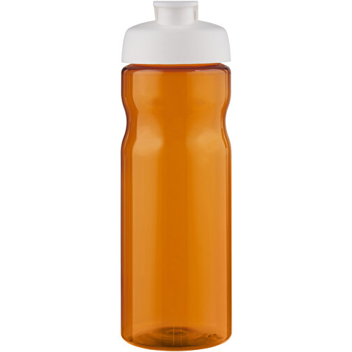 H2O Active® Base 650 Ml Sportflasche Mit Klappdeckel , orange / weiß, PET Kunststoff, PP Kunststoff, 22,10cm (Höhe), Bild 3