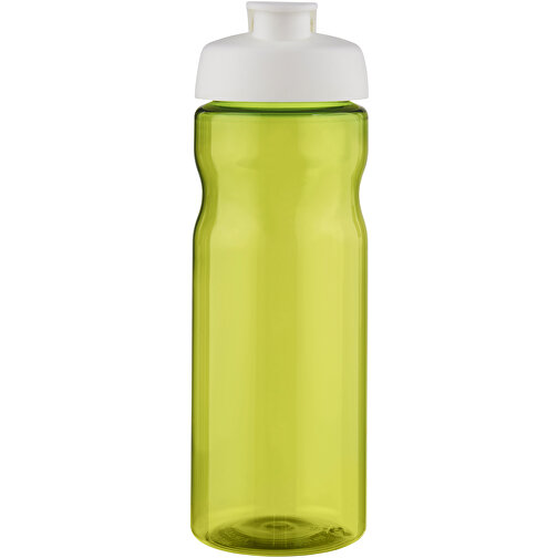H2O Active® Base 650 Ml Sportflasche Mit Klappdeckel , limone / weiß, PET Kunststoff, PP Kunststoff, 22,10cm (Höhe), Bild 3