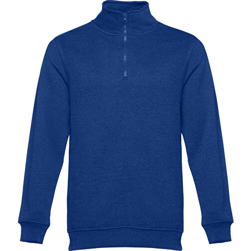 THC BUDAPEST. Unisex Sweatshirt , königsblau, Baumwolle und Polyester, S, 71,00cm x 51,00cm (Länge x Breite), Bild 1