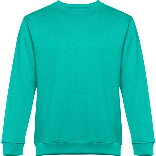THC DELTA. Sweatshirt (unisex) Aus Baumwolle Und Polyester , türkisgrün, Baumwolle und Polyester, S, 67,00cm x 52,00cm (Länge x Breite), Bild 1