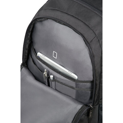 American Tourister - AT Work - Laptop Backpack 17,3' , black/orange, 100% Polyester, 52,50cm x 23,50cm x 33,50cm (Länge x Höhe x Breite), Bild 8