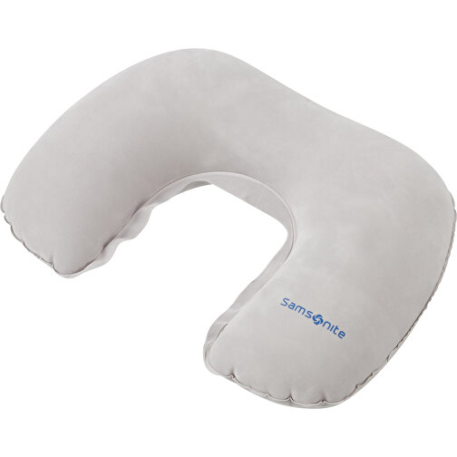 SAMSONITE - Almohada hinchable Easy / Almohada para el cuello con válvula  de seguridad grande (negro, 100% PVC, 81g) como regalos-de-empresa en