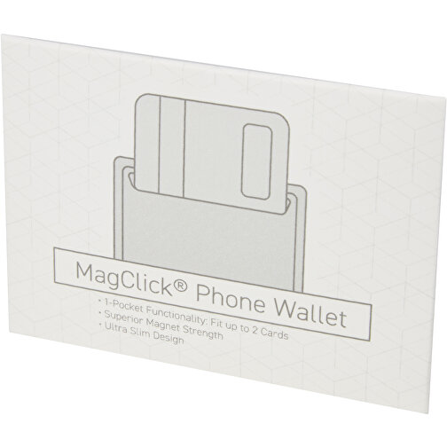 Magclick Telefon-Etui , schwarz, PU Lederimitat, 9,50cm x 0,30cm x 6,50cm (Länge x Höhe x Breite), Bild 3