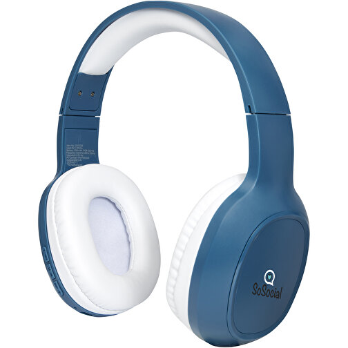Riff Kabelloser Kopfhörer Mit Mikrofon , tech blue, ABS Kunststoff, 18,50cm x 7,50cm x 17,50cm (Länge x Höhe x Breite), Bild 2